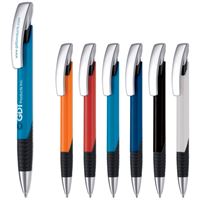 PENNA IN PLASTICA CON CLIP ARCATA